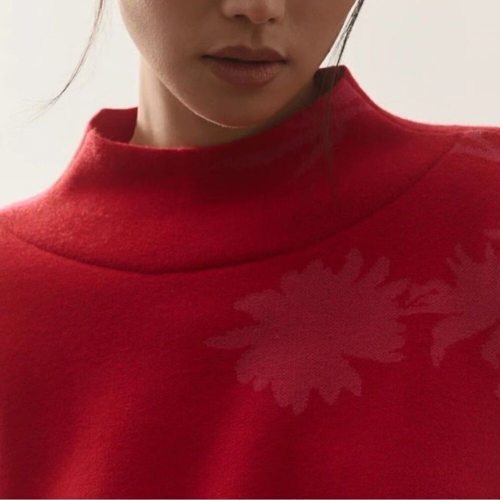 New Anthropologie The Carys Mock-Neck Sweater by Maeve size 1X